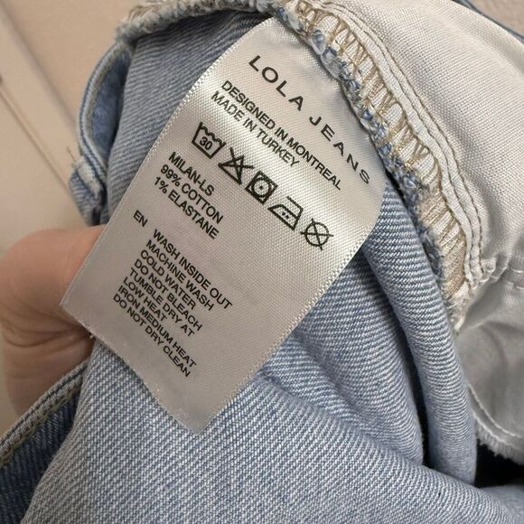 Lola Blue Flare Wide Leg Jeans - Picture 6 of 8